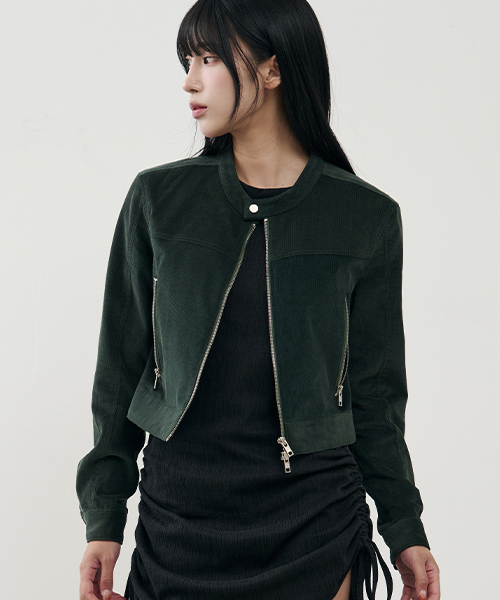 ARRAYED（アレイド）の「バーティカルバイカークロップコーデュロイジャケット[BROWN]（デニムジャケット・メンズ・その他・S/M/L）」の5枚目の写真