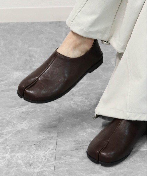 THE CELL.（ザセルドット）の「2WAY足袋フラットバブーシュ　2WAY TABI FLAT SHOES（その他シューズ・レディース・ブラウン/ブラック/キャメル・39/35/37）」の13枚目の写真
