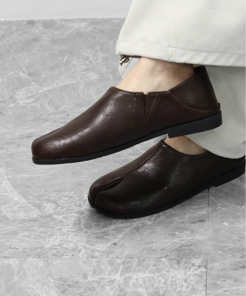 THE CELL.（ザセルドット）の「2WAY足袋フラットバブーシュ　2WAY TABI FLAT SHOES（その他シューズ・レディース・ブラウン/ブラック/キャメル・39/35/37）」の12枚目の写真
