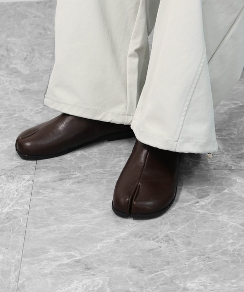 THE CELL.（ザセルドット）の「2WAY足袋フラットバブーシュ　2WAY TABI FLAT SHOES（その他シューズ・レディース・ブラウン/ブラック/キャメル・39/35/37）」の10枚目の写真