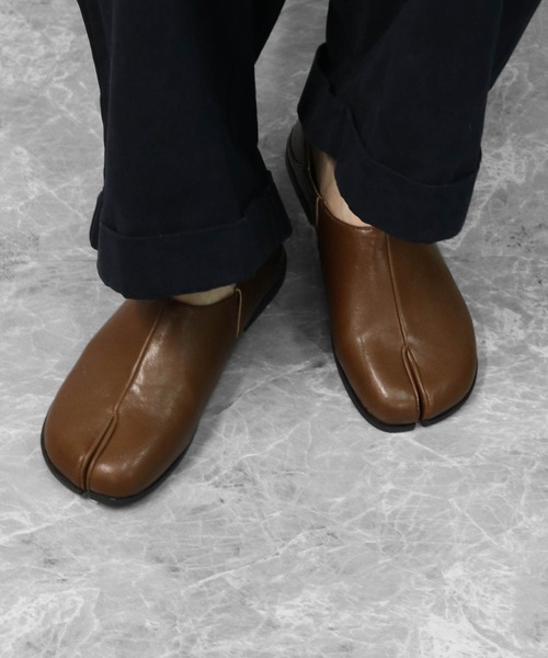 THE CELL.（ザセルドット）の「2WAY足袋フラットバブーシュ　2WAY TABI FLAT SHOES（その他シューズ・レディース・ブラウン/ブラック/キャメル・39/35/37）」の8枚目の写真