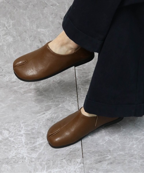 THE CELL.（ザセルドット）の「2WAY足袋フラットバブーシュ　2WAY TABI FLAT SHOES（その他シューズ・レディース・ブラウン/ブラック/キャメル・39/35/37）」の7枚目の写真