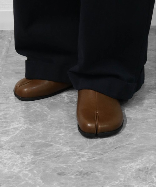 THE CELL.（ザセルドット）の「2WAY足袋フラットバブーシュ　2WAY TABI FLAT SHOES（その他シューズ・レディース・ブラウン/ブラック/キャメル・39/35/37）」の6枚目の写真