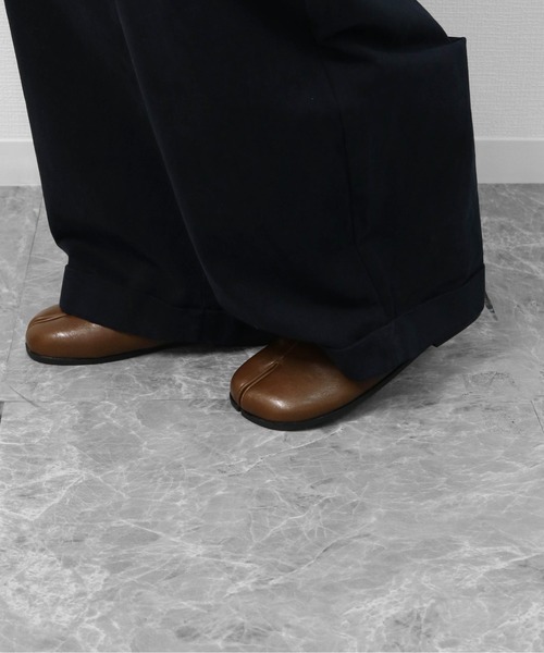 THE CELL.（ザセルドット）の「2WAY足袋フラットバブーシュ　2WAY TABI FLAT SHOES（その他シューズ・レディース・ブラウン/ブラック/キャメル・39/35/37）」の5枚目の写真