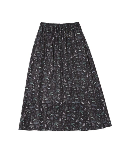 A NOTHING(アナッシング)の「NACRE K-ART LONG-SKIRT (Black)(スカート・レディース・その他・S)」の1枚目の写真