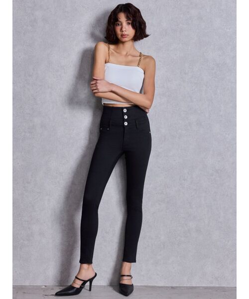 GYDA（ジェイダ）の「chainストラップテレコビスチェ（チューブトップ・レディース・その他/ブラック/その他2/その他1/オフホワイト・FREE）」の21枚目の写真