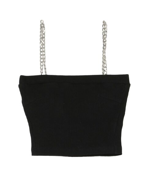 GYDA（ジェイダ）の「chainストラップテレコビスチェ（チューブトップ・レディース・その他/ブラック/その他2/その他1/オフホワイト・FREE）」の14枚目の写真