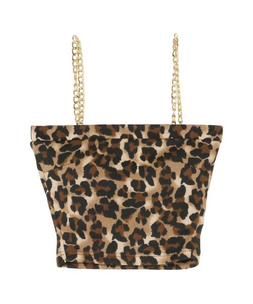 GYDA（ジェイダ）の「chainストラップテレコビスチェ（チューブトップ・レディース・その他/ブラック/その他2/その他1/オフホワイト・FREE）」の15枚目の写真