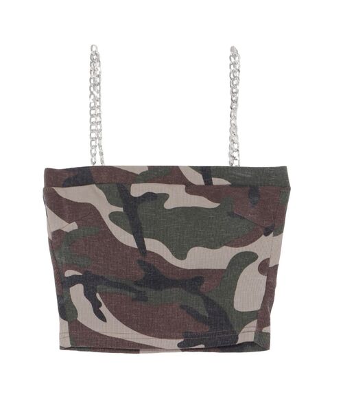 GYDA（ジェイダ）の「chainストラップテレコビスチェ（チューブトップ・レディース・その他/ブラック/その他2/その他1/オフホワイト・FREE）」の16枚目の写真