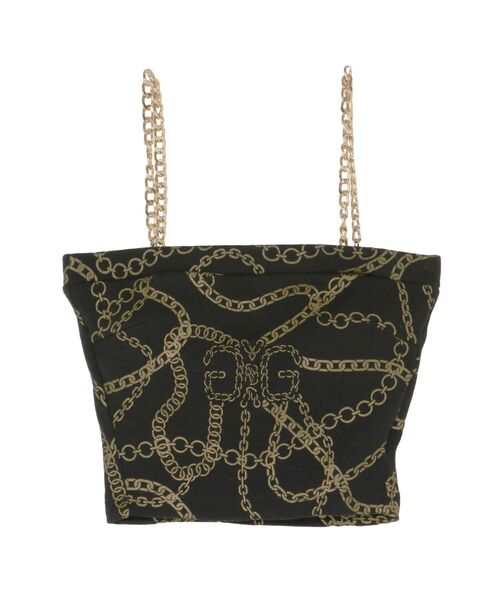 GYDA（ジェイダ）の「chainストラップテレコビスチェ（チューブトップ・レディース・その他/ブラック/その他2/その他1/オフホワイト・FREE）」の17枚目の写真