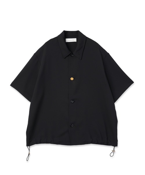 CULLNI（クルニ）の「Dry Stretch Cloth Drawstring Short Sleeve Jaket（シャツ/ブラウス・メンズ・ブラウン/ブラック/ネイビー・2/1/0）」の18枚目の写真