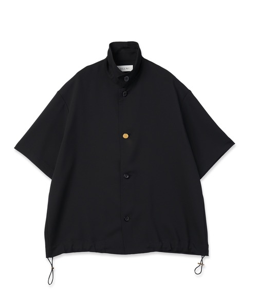 CULLNI（クルニ）の「Dry Stretch Cloth Drawstring Short Sleeve Jaket（シャツ/ブラウス・メンズ・ブラウン/ブラック/ネイビー・2/1/0）」の19枚目の写真