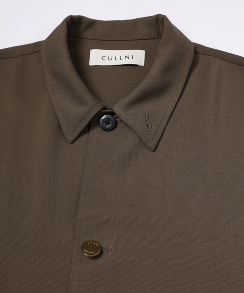CULLNI（クルニ）の「Dry Stretch Cloth Drawstring Short Sleeve Jaket（シャツ/ブラウス・メンズ・ブラウン/ブラック/ネイビー・2/1/0）」の8枚目の写真