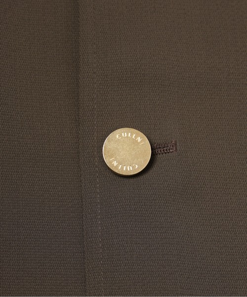 CULLNI（クルニ）の「Dry Stretch Cloth Drawstring Short Sleeve Jaket（シャツ/ブラウス・メンズ・ブラウン/ブラック/ネイビー・2/1/0）」の9枚目の写真