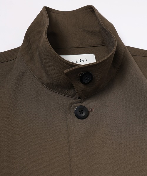 CULLNI（クルニ）の「Dry Stretch Cloth Drawstring Short Sleeve Jaket（シャツ/ブラウス・メンズ・ブラウン/ブラック/ネイビー・2/1/0）」の10枚目の写真