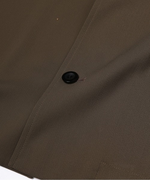 CULLNI（クルニ）の「Dry Stretch Cloth Drawstring Short Sleeve Jaket（シャツ/ブラウス・メンズ・ブラウン/ブラック/ネイビー・2/1/0）」の11枚目の写真