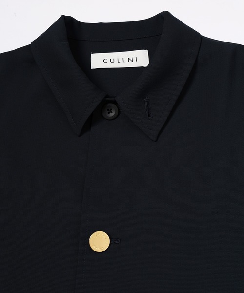 CULLNI（クルニ）の「Dry Stretch Cloth Drawstring Short Sleeve Jaket（シャツ/ブラウス・メンズ・ブラウン/ブラック/ネイビー・2/1/0）」の14枚目の写真
