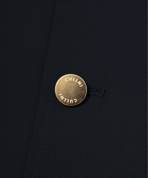 CULLNI（クルニ）の「Dry Stretch Cloth Drawstring Short Sleeve Jaket（シャツ/ブラウス・メンズ・ブラウン/ブラック/ネイビー・2/1/0）」の15枚目の写真