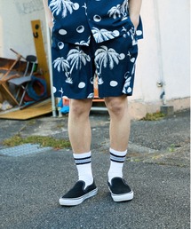 シャツ アロハシャツ ショートパンツ 半袖 ショート・ひざ上丈」に該当
