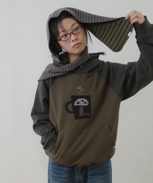 Mushroom Soup Hoodie, khaki