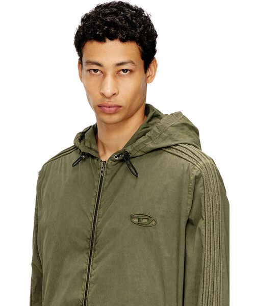 DIESEL（ディーゼル）の「メンズ フード付きジャケット J-STITCH（その他アウター・メンズ・オリーブ・46/48/50/52）」の5枚目の写真