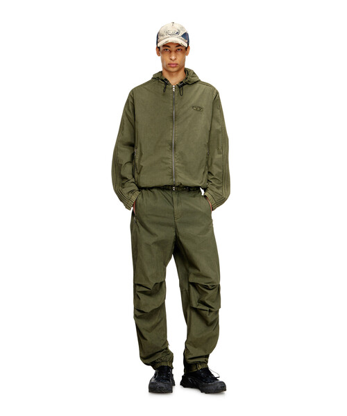 DIESEL（ディーゼル）の「メンズ フード付きジャケット J-STITCH（その他アウター・メンズ・オリーブ・46/48/50/52）」の4枚目の写真