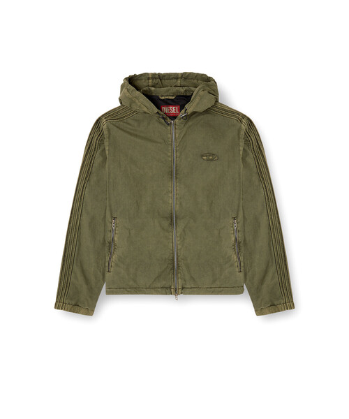 DIESEL（ディーゼル）の「メンズ フード付きジャケット J-STITCH（その他アウター・メンズ・オリーブ・46/48/50/52）」の3枚目の写真