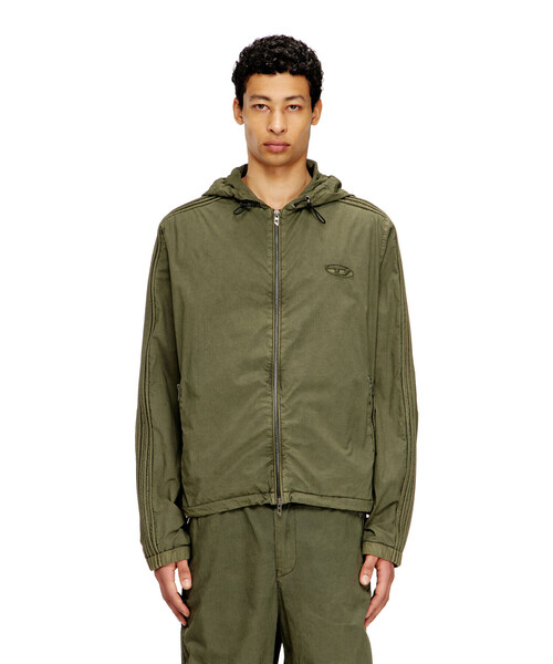 DIESEL（ディーゼル）の「メンズ フード付きジャケット J-STITCH（その他アウター・メンズ・オリーブ・46/48/50/52）」の2枚目の写真