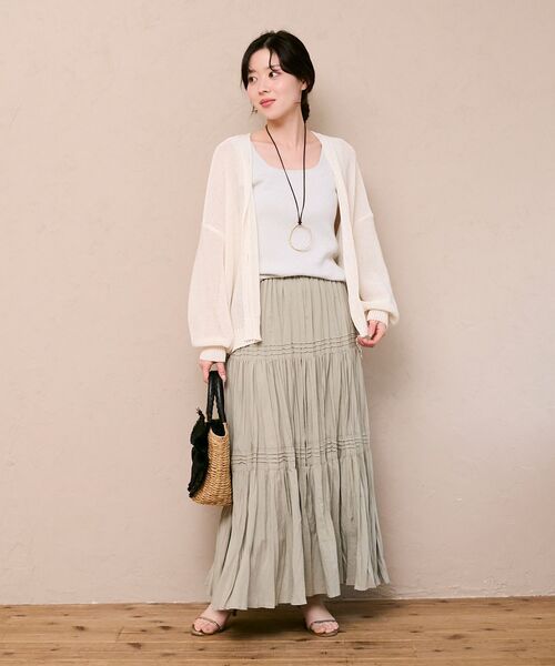 le.coeur blanc(ルクールブラン)の「リボン付きバケツ型トートバック(トートバッグ・レディース・ベージュ/ブラック・FREE)」の22枚目の写真