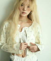 igi（イジ）の「igi×Ema Gaspar - LITTLE FRIEND THERMAL CARDIGAN（カーディガン/ボレロ）」