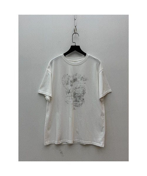 VEILA（ヴェイラ）の「ヴィンテージ風 プリントTシャツ（Tシャツ/カットソー・レディース・ホワイト・フリー）」の7枚目の写真