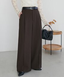 DISCOAT（ディスコート）の「とろみ2タックワイドパンツ《WEB限定カラーあり》（スラックス）」