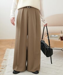 DISCOAT（ディスコート）の「とろみ2タックワイドパンツ《WEB限定カラーあり》（スラックス）」