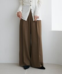 とろみ2タックワイドパンツ《WEB限定カラーあり》