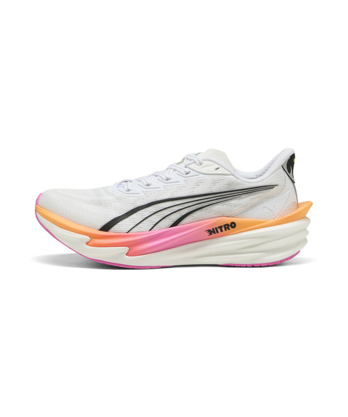 PUMA(プーマ)の「PUMA プーマ ウィメンズ ディヴィエイト ニトロ 4 ランニングシューズ(スニーカー・レディース・ライム/ブラック/ブルー系その他5/ホワイト系その他2/ホワイト系その他/ピンク系その他・22.5cm/23.0cm/23.5cm/25.0cm/24.0cm/24.5cm)」の13枚目の写真