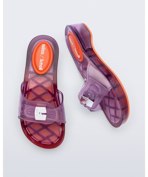 melissa(メリッサ)の「MELISSA PESCURA HEEL + SCHOLL AD(サンダル・レディース・クリア/ライラック/クリアブラック/クリアブラウン・35-36/39/38/37)」の3枚目の写真