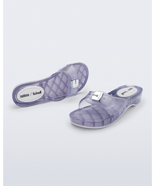 melissa(メリッサ)の「MELISSA PESCURA HEEL + SCHOLL AD(サンダル・レディース・クリア/ライラック/クリアブラック/クリアブラウン・35-36/39/38/37)」の7枚目の写真