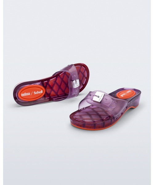 melissa(メリッサ)の「MELISSA PESCURA HEEL + SCHOLL AD(サンダル・レディース・クリア/ライラック/クリアブラック/クリアブラウン・35-36/39/38/37)」の15枚目の写真