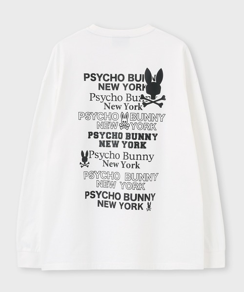 Psycho Bunny（サイコバニー）の「[WEB限定]ツアーTEE風 グラフィックロゴTシャツ（Tシャツ/カットソー・メンズ・ブラック/ホワイト・X-LARGE/LARGE/MEDIUM/SMALL）」の7枚目の写真