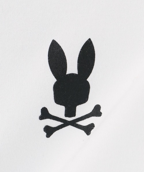 Psycho Bunny（サイコバニー）の「[WEB限定]ツアーTEE風 グラフィックロゴTシャツ（Tシャツ/カットソー・メンズ・ブラック/ホワイト・X-LARGE/LARGE/MEDIUM/SMALL）」の10枚目の写真