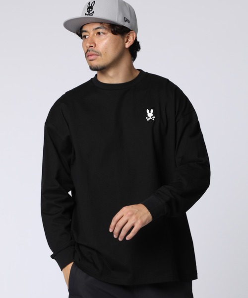 Psycho Bunny（サイコバニー）の「[WEB限定]ツアーTEE風 グラフィックロゴTシャツ（Tシャツ/カットソー・メンズ・ブラック/ホワイト・X-LARGE/LARGE/MEDIUM/SMALL）」の11枚目の写真