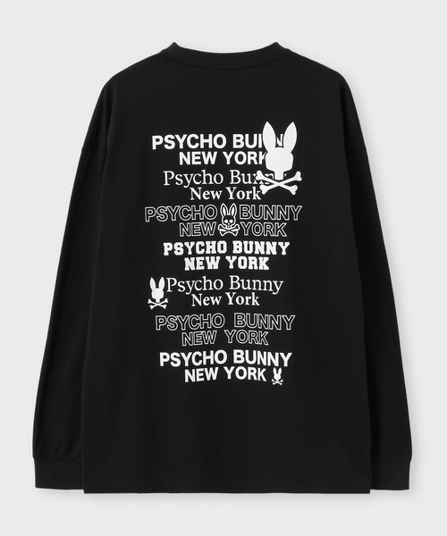 Psycho Bunny（サイコバニー）の「[WEB限定]ツアーTEE風 グラフィックロゴTシャツ（Tシャツ/カットソー・メンズ・ブラック/ホワイト・X-LARGE/LARGE/MEDIUM/SMALL）」の15枚目の写真