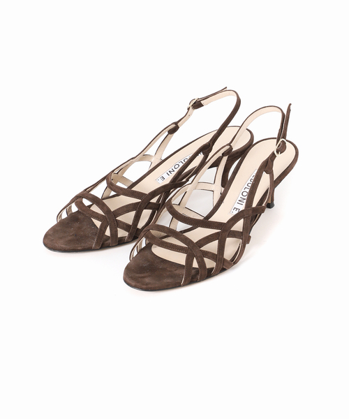 journal standard L'essage(ジャーナルスタンダードレサージュ)の「【NEBULONIE/ネブローニ】スエードサンダル(サンダル・レディース・ブラウン・36/37/38)」の4枚目の写真