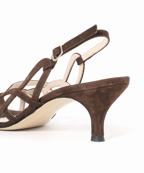 journal standard L'essage(ジャーナルスタンダードレサージュ)の「【NEBULONIE/ネブローニ】スエードサンダル(サンダル・レディース・ブラウン・36/37/38)」の8枚目の写真