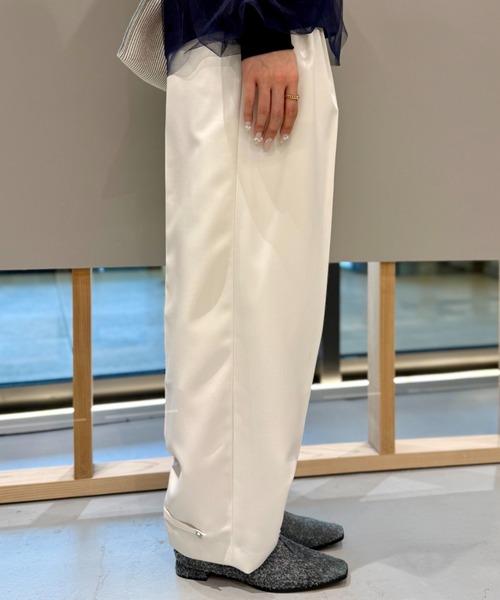 LOVELESS(ラブレス)の「カーヴィーパンツ(その他パンツ・レディース・ブラック/オフホワイト/グレー系その他・38/36/34)」の5枚目の写真