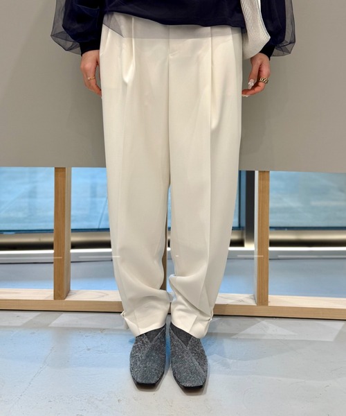 LOVELESS(ラブレス)の「カーヴィーパンツ(その他パンツ・レディース・ブラック/オフホワイト/グレー系その他・38/36/34)」の6枚目の写真