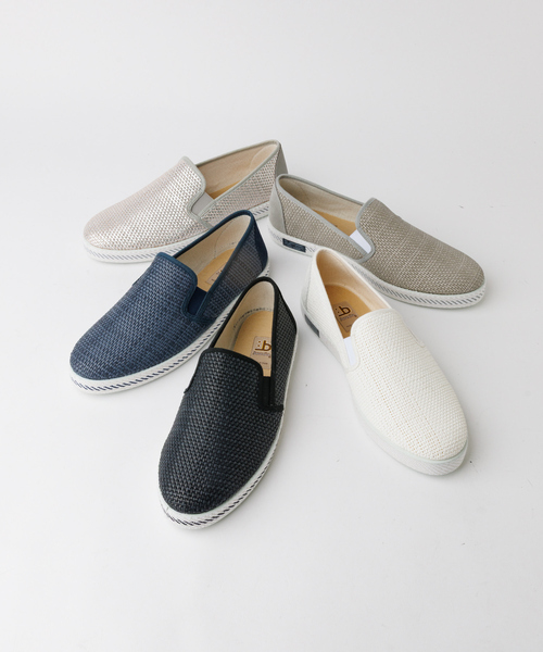 berevere(ベレヴェレ)の「【26S/S berevere別注】エラスティック サマースリッポン(スリッポン・メンズ・ブラック/ネイビー/ホワイト/シルバー/グレー・43/42/41/40/39/44)」の6枚目の写真