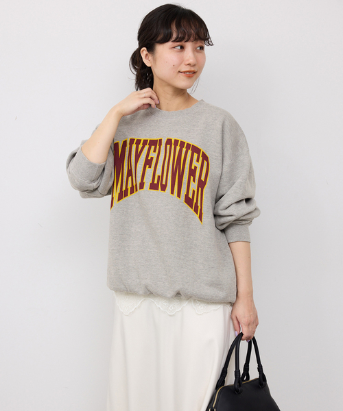 SCREEN STARS(スクリーンスターズ)の「SCREEN STARS/スクリーンスターズ スウェット 2621-527SSPT1/2(スウェット・レディース・ベージュ系その他/グレー・MEDIUM)」の7枚目の写真