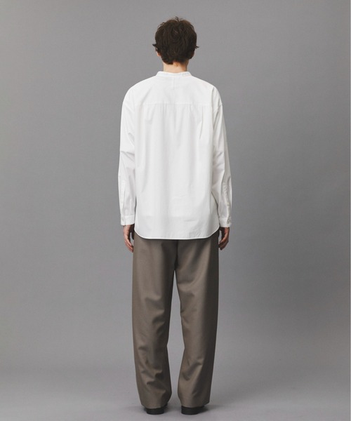 PUBLIC TOKYO（パブリックトウキョウ）の「Suvin Giza Band Skipper Shirts（シャツ/ブラウス・メンズ・ホワイト/ストライプ・S/M）」の16枚目の写真