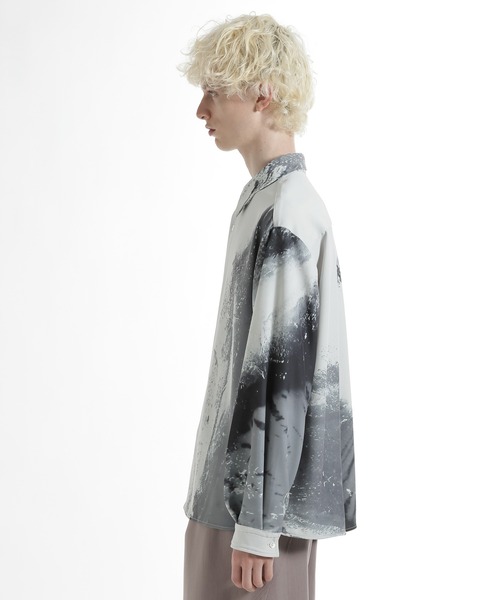 HARE(ハレ)の「INK FADEシャツ(HARE)(シャツ/ブラウス・メンズ・ブラック/グリーン/ホワイト・FREE)」の22枚目の写真